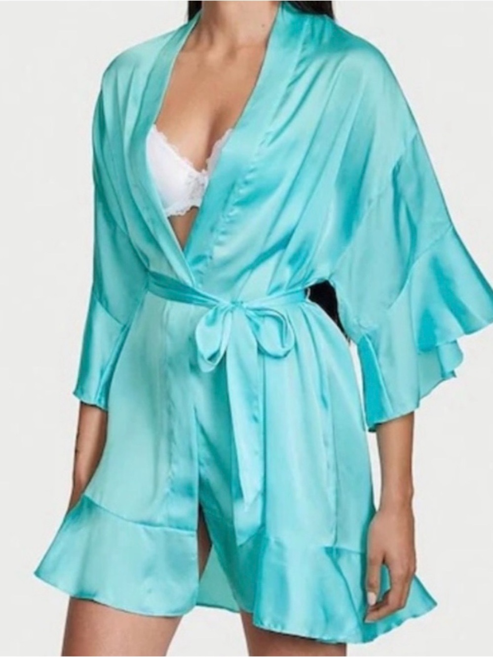 Victoria's Secret Georgette Flounce Robe